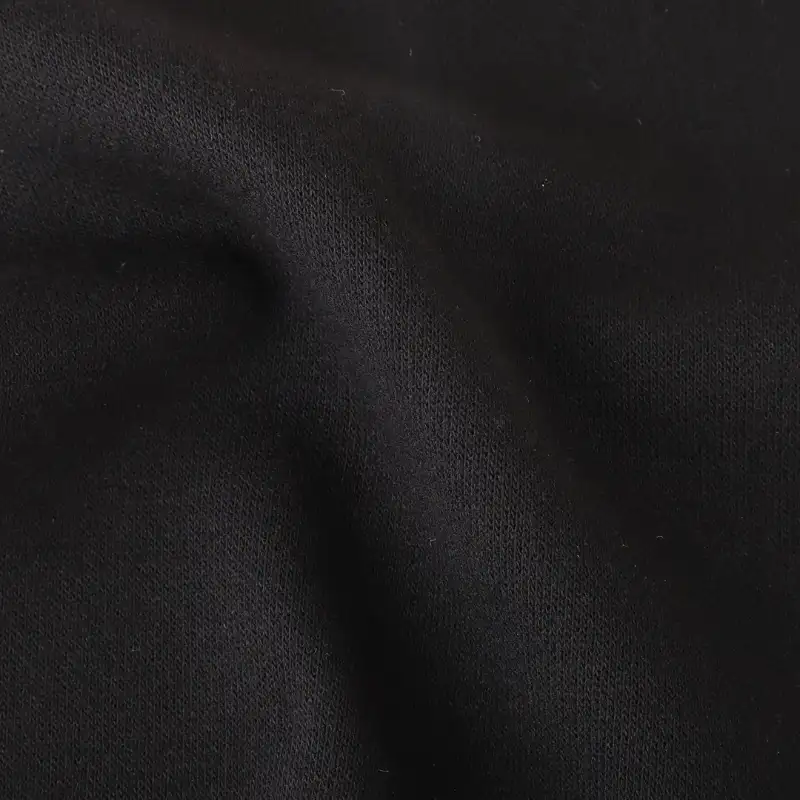 China Fabric for Hoodie,Blazer,Skirt Knit Woolen Fabric Woolen Polyester Black color buy from China wholesaler bulk order at wholesale price free worldwide shipping Alibaba