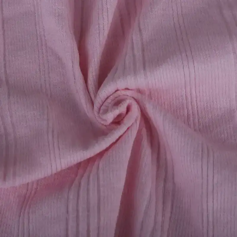 India Fabric for Crop Top,Hoodie,Tank Top Rib Knit Fabric Cotton Spandex Pink color buy from India wholesaler bulk order at wholesale price free worldwide shipping Alibaba