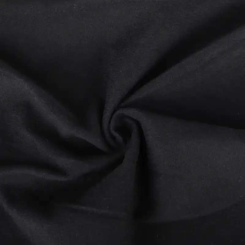 China Fabric for T-Shirt,Pajamas,Loungewear,Yoga Pants,Tracksuits Single Jersey Knit Fabric Polyester Black color buy from China wholesaler bulk order at wholesale price free worldwide shipping Alibaba