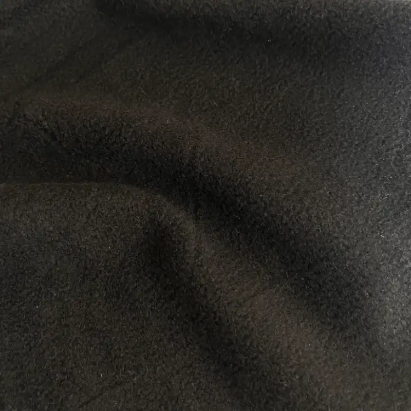 China Fabric for Hoodie,Sweatshirt,Jacket Fleece Knit Fabric Polyester Black color buy from China wholesaler bulk order at wholesale price free worldwide shipping Alibaba
