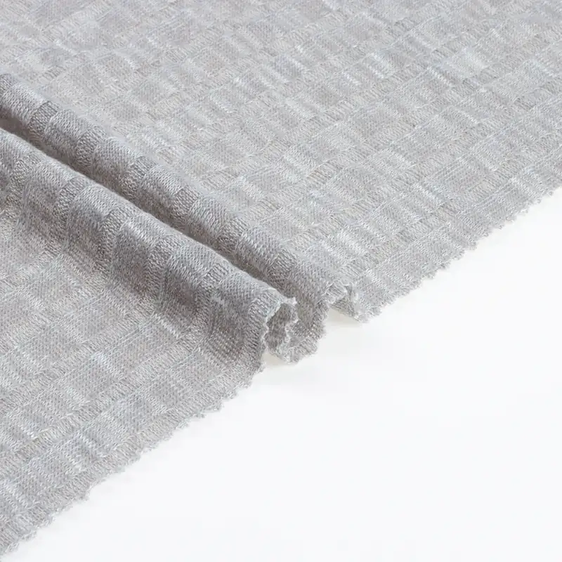 China Fabric for Tank Top,Crop Top,Hoodie Rib Knit Fabric Rayon Polyester Spandex Grey color buy from China wholesaler bulk order at wholesale price free worldwide shipping Alibaba