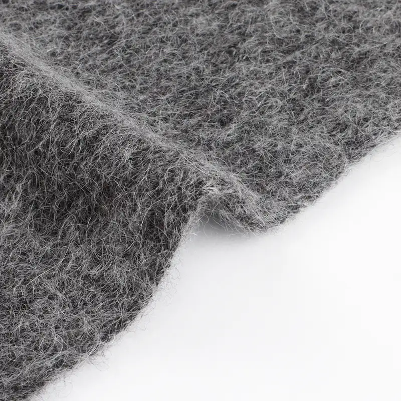 China Yarn for Open Cardigan (Sweater),Round Neck Pullover (Sweater),Hoodie  (Sweater) Mossy Yarn Fancy Yarn Mohair Wool Nylon Spandex grey color buy from China wholesaler bulk order at wholesale price free worldwide shipping Alibaba