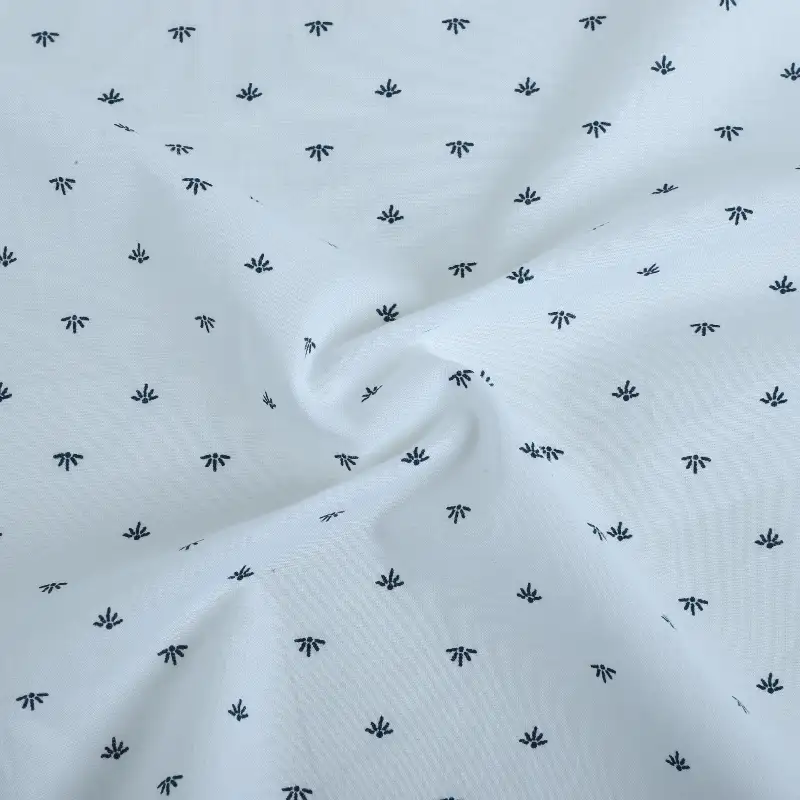 Bangladesh Fabric for Blouse,Skirt,Crop Top Cotton Poplin Natural Woven Fabric Cotton White and Black Printed color buy from Bangladesh wholesaler bulk order at wholesale price free worldwide shipping Alibaba