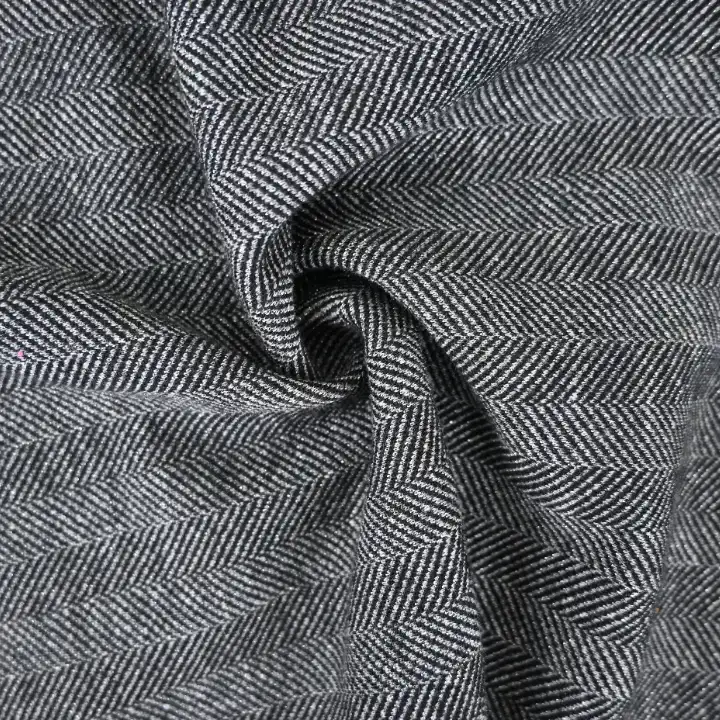 India Fabric for Waistcoat,Blazer Weft Jacquard Knit Fabric Polyester Cotton Spandex Black color buy from India wholesaler bulk order at wholesale price free worldwide shipping Alibaba