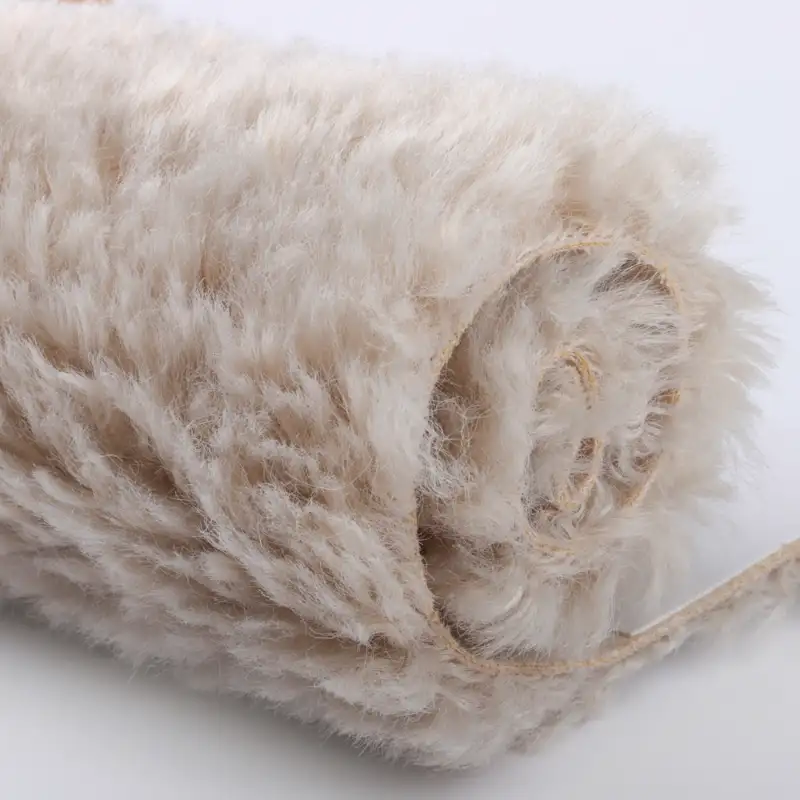 China Fabric for Blazer Warp Suede Knit Fabric Polyester Khaki color buy from China wholesaler bulk order at wholesale price free worldwide shipping Alibaba