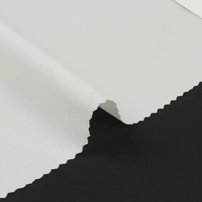 China Fabric for Trench Coat Polyester Taffeta Synthetic Woven Fabric Polyester Beige color buy from China wholesaler bulk order at wholesale price free worldwide shipping Alibaba