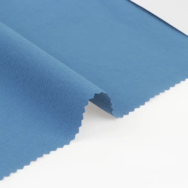 China Fabric for Hoodie,Tracksuits Four Stretch Nylon Woven Fabric Synthetic Woven Fabric Nylon Blue color buy from China wholesaler bulk order at wholesale price free worldwide shipping Alibaba