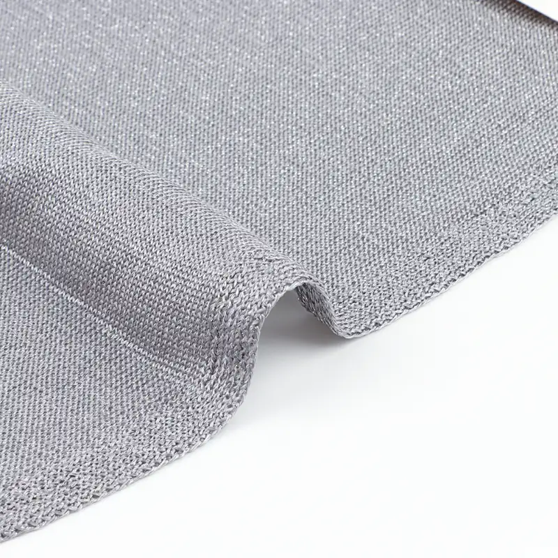 China Yarn for Dresses (Cardigan Button) (Sweater),Ladies Vest (Sweater)  Lurex Lurex Eco Vero Viscose Metallic fiber GREY color buy from China wholesaler bulk order at wholesale price free worldwide shipping Alibaba