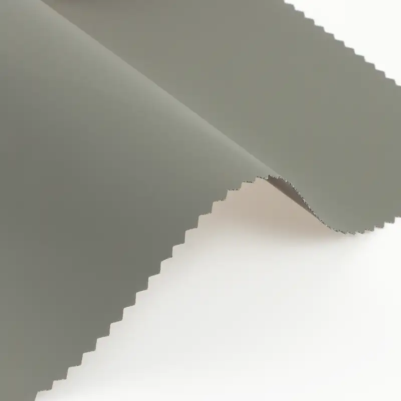 China Fabric for Blazer PU Woven Blended Fabric Polyester Green color buy from China wholesaler bulk order at wholesale price free worldwide shipping Alibaba