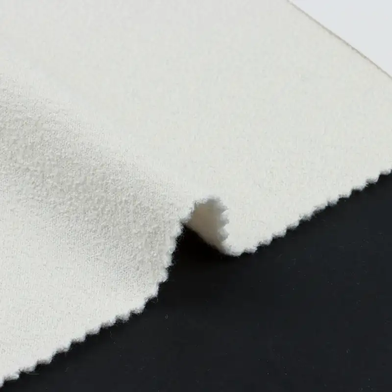 China Fabric for Hoodie,Sweatshirt Fleece Knit Fabric Cotton Off-white color buy from China wholesaler bulk order at wholesale price free worldwide shipping Alibaba