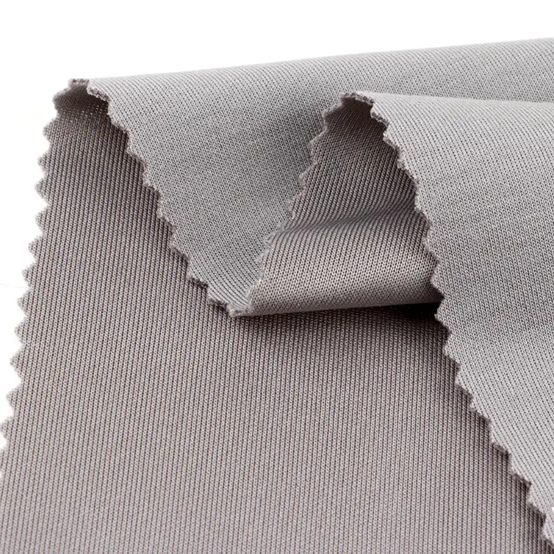 China Fabric for Leggings,Swimsuits,Tracksuits Scuba Knit Fabric Modal Polyester Spandex Grey color buy from China wholesaler bulk order at wholesale price free worldwide shipping Alibaba