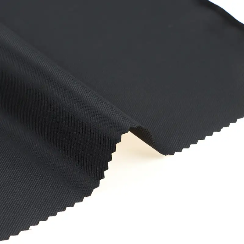 China Fabric for Trench Coat Polyester Taffeta Synthetic Woven Fabric Polyester Black color buy from China wholesaler bulk order at wholesale price free worldwide shipping Alibaba