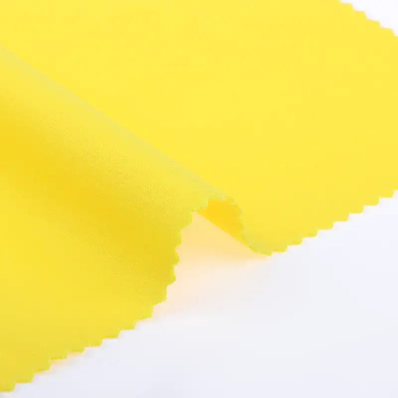 China Fabric for Jackets,Blazer Ponte Roma Knit Fabric Rayon Nylon Spandex YELLOW color buy from China wholesaler bulk order at wholesale price free worldwide shipping Alibaba