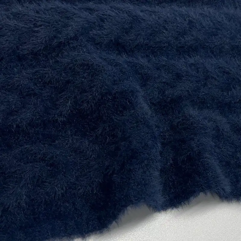 China Yarn for Ladies Vest (Sweater),Half-Zipper Cardigan (Sweater),Women's Pants (Sweater) Cat Feather Yarn Fancy Yarn Polyester Navy Blue color buy from China wholesaler bulk order at wholesale price free worldwide shipping Alibaba