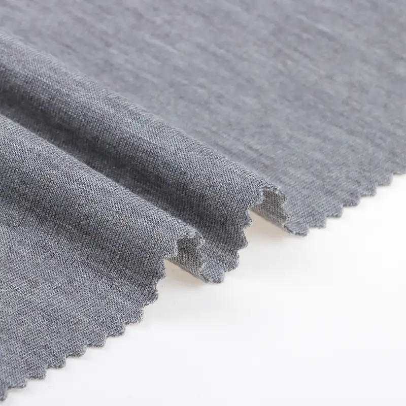 China Fabric for Suit Trouser,Blazer Ponte Roma Knit Fabric Wool Polyester Grey color buy from China wholesaler bulk order at wholesale price free worldwide shipping Alibaba