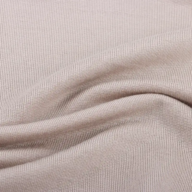 China Fabric for Jogger,Loungewear,Sweatshirt French Terry Knit Fabric Silk Modal Spandex Khaki color buy from China wholesaler bulk order at wholesale price free worldwide shipping Alibaba