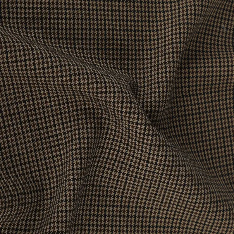 China Fabric for Blazer,Skirt,Suit Polyester Jacquard Synthetic Woven Fabric Polyester Rayon Spandex Brown/Black color buy from China wholesaler bulk order at wholesale price free worldwide shipping Alibaba