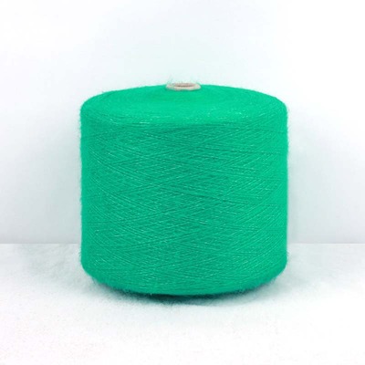 China Yarn for Open Cardigan (Sweater),Hoodie  (Sweater),Round Neck Pullover (Sweater) Mossy Yarn Fancy Yarn Recycled Polyester Spandex Green color buy from China wholesaler bulk order at wholesale price free worldwide shipping Alibaba