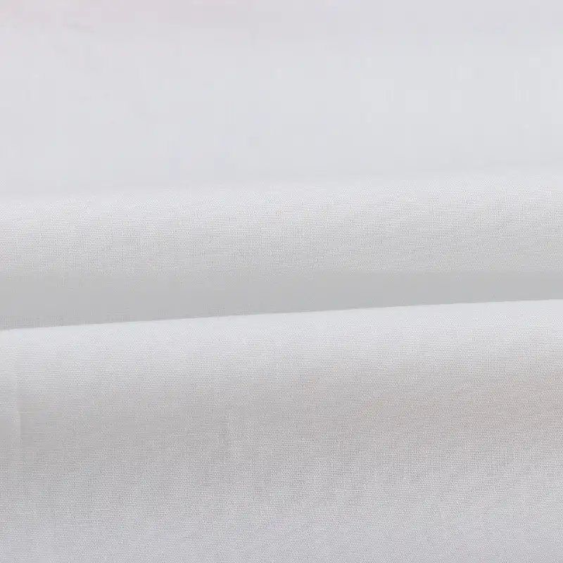 China Fabric for Blouse,Crop Top,Skirt Cotton Poplin Natural Woven Fabric Cotton White color buy from China wholesaler bulk order at wholesale price free worldwide shipping Alibaba