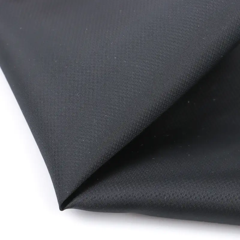 China Fabric for Trench Coat Polyester Taffeta Synthetic Woven Fabric Polyester Grey color buy from China wholesaler bulk order at wholesale price free worldwide shipping Alibaba