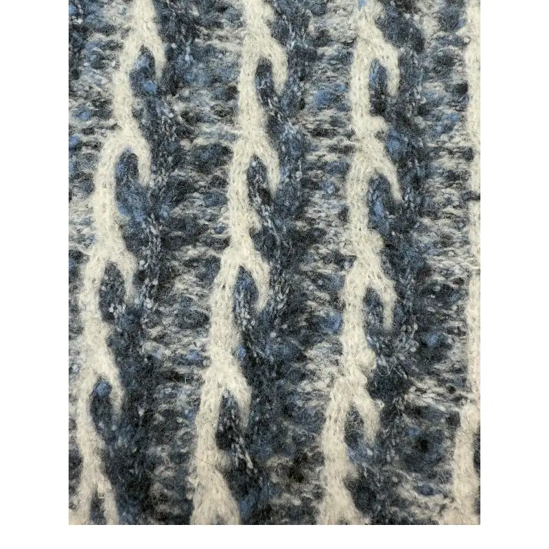 China Yarn for Shirt,Blouse,Skirt,Trench Coat,Knitted Jacket (Sweater),Crew Neck Pullover (Sweater) Mossy Yarn Fancy Yarn Wool Polyester Spandex grey、blue color buy from China wholesaler bulk order at wholesale price free worldwide shipping Alibaba