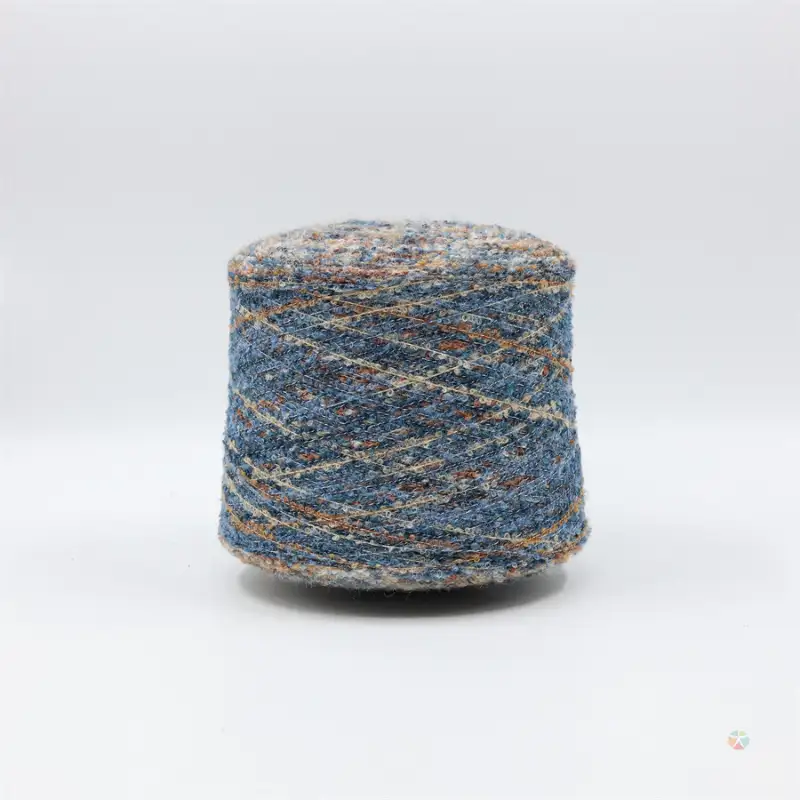 China Yarn for Ladies Vest (Sweater),Men’s Vest (Sweater),Open Cardigan (Sweater),Full-Zipper Cardigan (Sweater),Half-Zipper Cardigan (Sweater) Boucle Yarn Fancy Yarn Wool Acrylic Polyamide Polyester Spandex 34 color buy from China wholesaler bulk order at wholesale price free worldwide shipping Alibaba