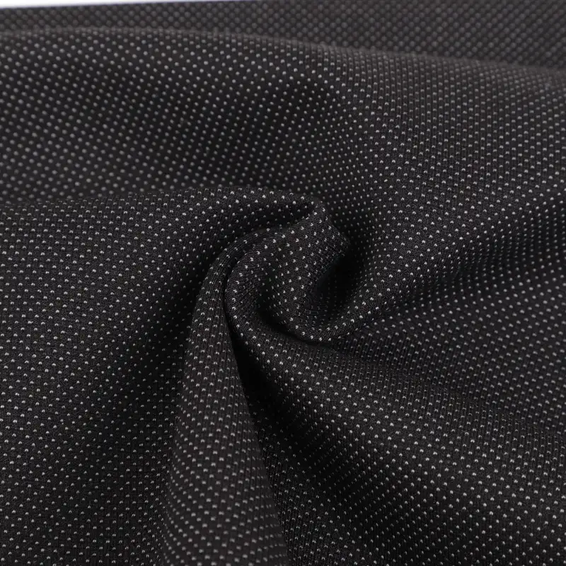 China Fabric for T-Shirt,Sports Bras Weft Jacquard Knit Fabric Rayon Nylon Polyester Spandex BLACK NEPS color buy from China wholesaler bulk order at wholesale price free worldwide shipping Alibaba