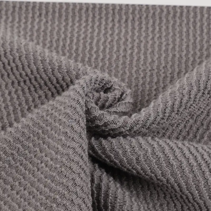 China Fabric for Jackets,Hoodie Ottoman Knit Fabric Polyester Spandex GREY color buy from China wholesaler bulk order at wholesale price free worldwide shipping Alibaba