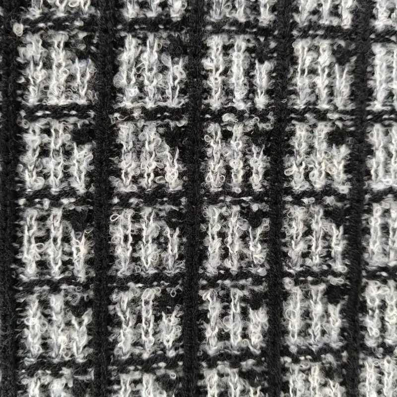 China Yarn for Shirt Long Sleeve Zipper (Sweater),Shirt Half Sleeve Button (Sweater),Shirt Half Sleeve Zipper (Sweater),Knitted Jacket (Sweater),Round Neck Pullover (Sweater) Boucle Yarn Fancy Yarn Polyester white black color buy from China wholesaler bulk order at wholesale price free worldwide shipping Alibaba