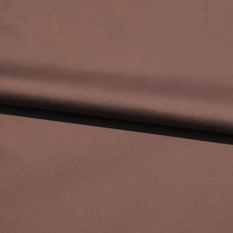 China Fabric for Down Jacket Polyester Pongee Synthetic Woven Fabric Polyester Brown color buy from China wholesaler bulk order at wholesale price free worldwide shipping Alibaba
