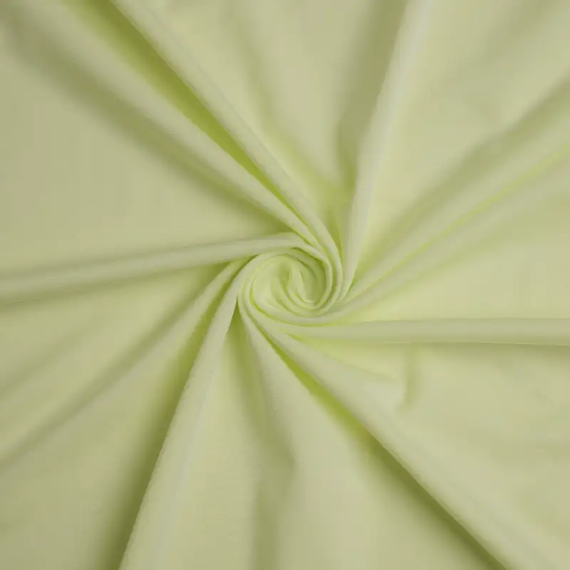 China Fabric for Polo Shirt,Tank Top,Crop Top,Lingerie,Jogger Single Jersey Knit Fabric Spandex Poly Lactic Acid（PLA) LightGreen color buy from China wholesaler bulk order at wholesale price free worldwide shipping Alibaba