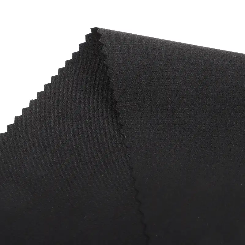 China Fabric for Pants Four Stretch Nylon Woven Fabric Synthetic Woven Fabric Spandex Nylon BLACK color buy from China wholesaler bulk order at wholesale price free worldwide shipping Alibaba