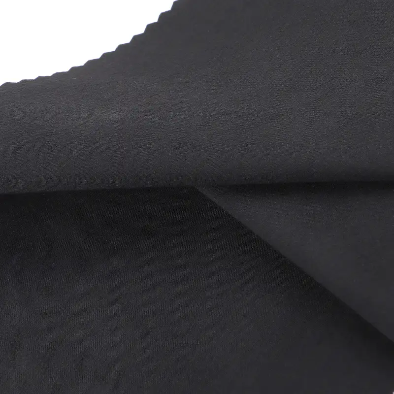 China Fabric for Pants Four Stretch Nylon Woven Fabric Synthetic Woven Fabric Nylon Spandex BLACK color buy from China wholesaler bulk order at wholesale price free worldwide shipping Alibaba