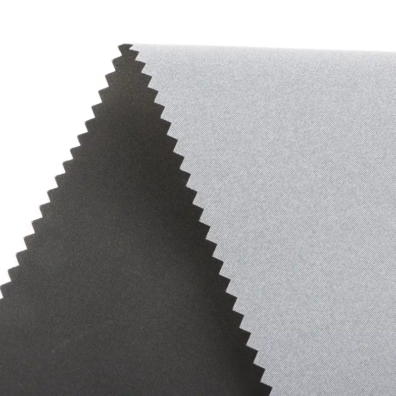 China Fabric for Jackets Nylon Taslon Synthetic Woven Fabric Nylon BLACK color buy from China wholesaler bulk order at wholesale price free worldwide shipping Alibaba