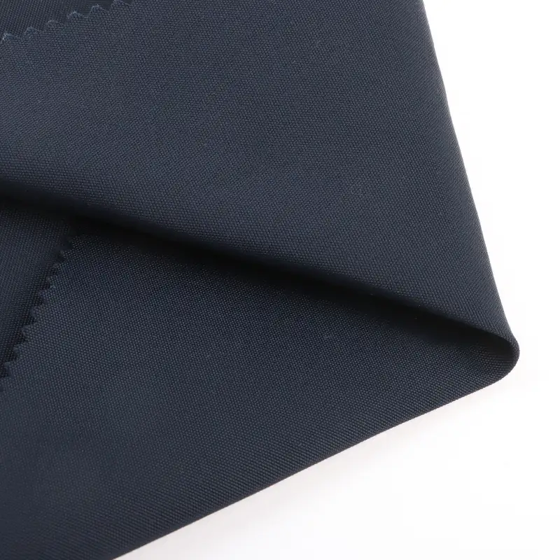 China Fabric for Jackets Nylon/Cotton Plain Woven Blended Fabric Nylon Cotton navy color buy from China wholesaler bulk order at wholesale price free worldwide shipping Alibaba