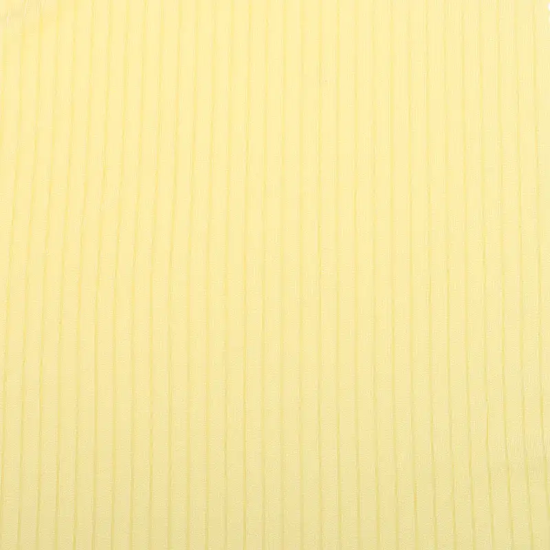China Fabric for T-Shirt,Shorts Rib Knit Fabric Polyester Spandex Yellow color buy from China wholesaler bulk order at wholesale price free worldwide shipping Alibaba