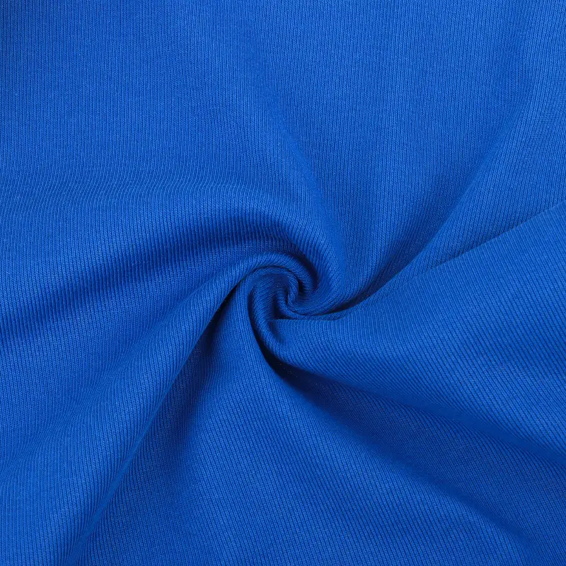China Fabric for Pants,T-Shirt,Skirt Rib Knit Fabric Cotton Blue color buy from China wholesaler bulk order at wholesale price free worldwide shipping Alibaba