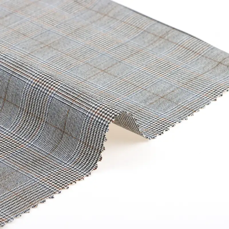 China Fabric for Pants Polyester/Rayon Plain Woven Blended Fabric Polyester Rayon Spandex check color buy from China wholesaler bulk order at wholesale price free worldwide shipping Alibaba