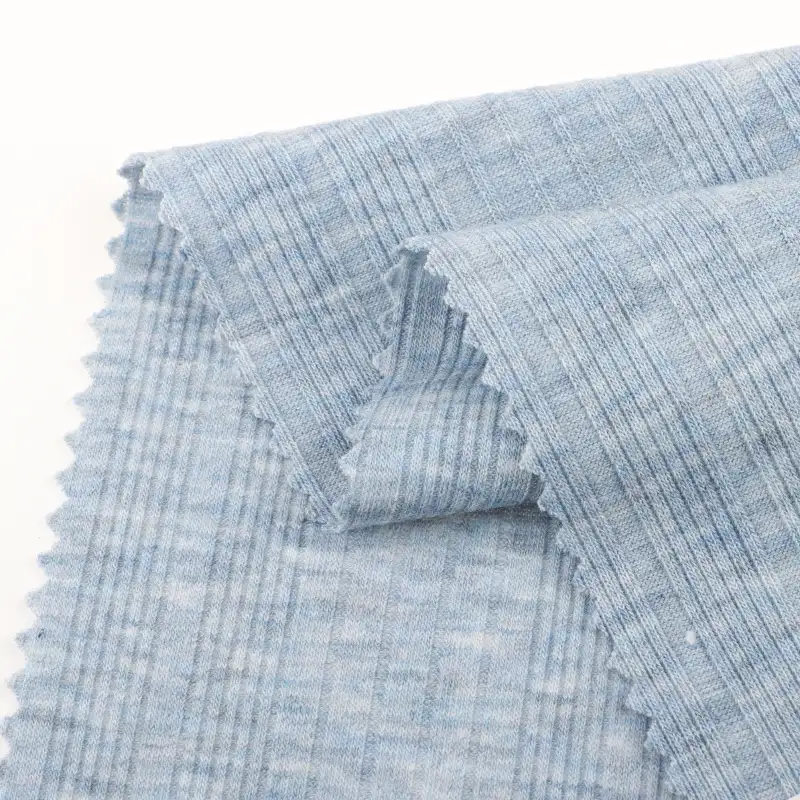 China Fabric for T-Shirt,Shorts Weft Jacquard Knit Fabric Polyester Rayon Spandex Blue color buy from China wholesaler bulk order at wholesale price free worldwide shipping Alibaba