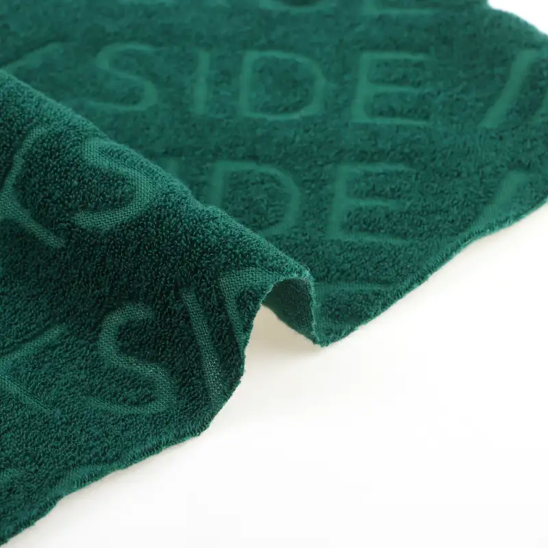 China Fabric for T-Shirt,Shorts Towel Fabric Knit Fabric Cotton Polyester Green color buy from China wholesaler bulk order at wholesale price free worldwide shipping Alibaba