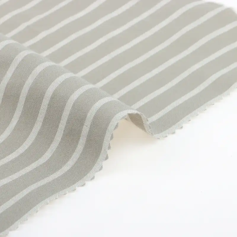 China Fabric for Loungewear Cotton YD Poplin Natural Woven Fabric Cotton stripe color buy from China wholesaler bulk order at wholesale price free worldwide shipping Alibaba