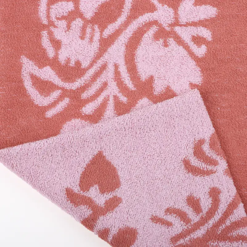China Fabric for T-Shirt,Shorts Towel Fabric Knit Fabric Cotton Polyester Red and Pink color buy from China wholesaler bulk order at wholesale price free worldwide shipping Alibaba
