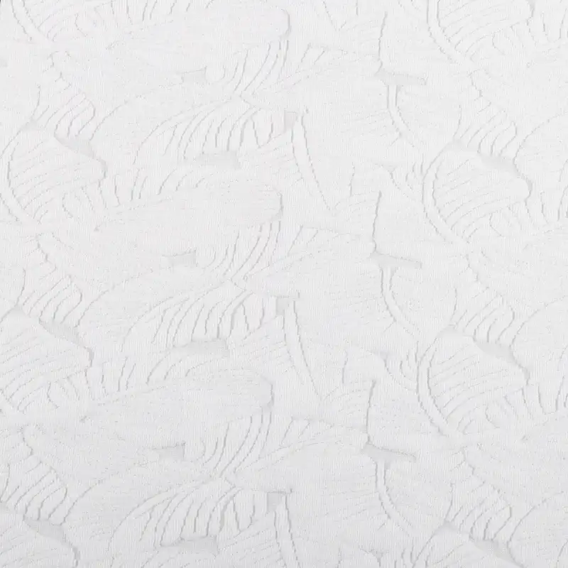 China Fabric for T-Shirt,Shorts,Loungewear Weft Jacquard Knit Fabric Polyester Spandex White color buy from China wholesaler bulk order at wholesale price free worldwide shipping Alibaba