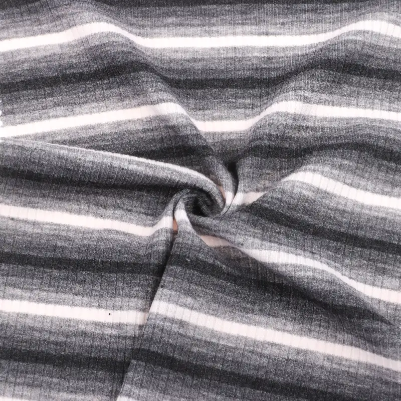 China Fabric for T-Shirt,Loungewear Rib Knit Fabric Polyester Rayon Spandex stripe color buy from China wholesaler bulk order at wholesale price free worldwide shipping Alibaba