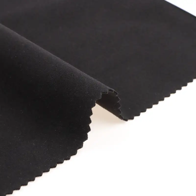 China Fabric for Loungewear Single Jersey Knit Fabric Cotton Spandex Black color buy from China wholesaler bulk order at wholesale price free worldwide shipping Alibaba