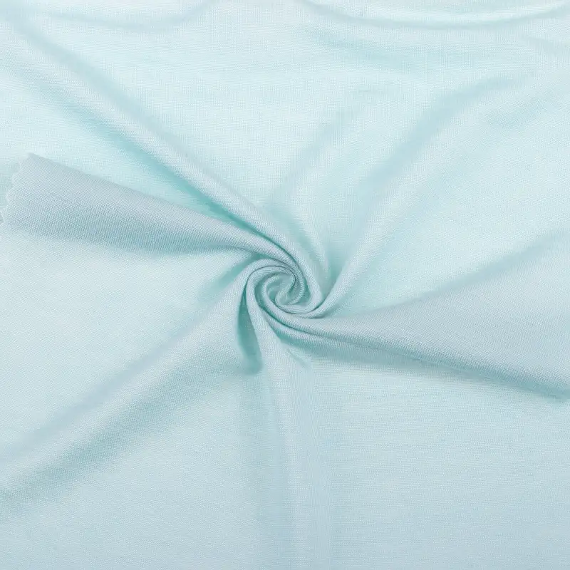 China Fabric for T-Shirt,Loungewear Single Jersey Knit Fabric Tencel Spandex Blue color buy from China wholesaler bulk order at wholesale price free worldwide shipping Alibaba