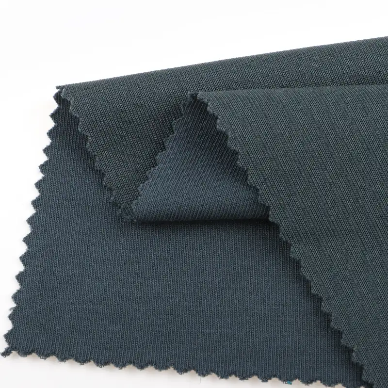China Fabric for T-Shirt,Shorts Scuba Knit Fabric Cotton Polyester Spandex Dark green color buy from China wholesaler bulk order at wholesale price free worldwide shipping Alibaba