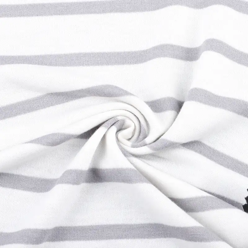 China Fabric for T-Shirt,Shorts French Terry Knit Fabric Polyester Rayon Spandex White and grey color buy from China wholesaler bulk order at wholesale price free worldwide shipping Alibaba