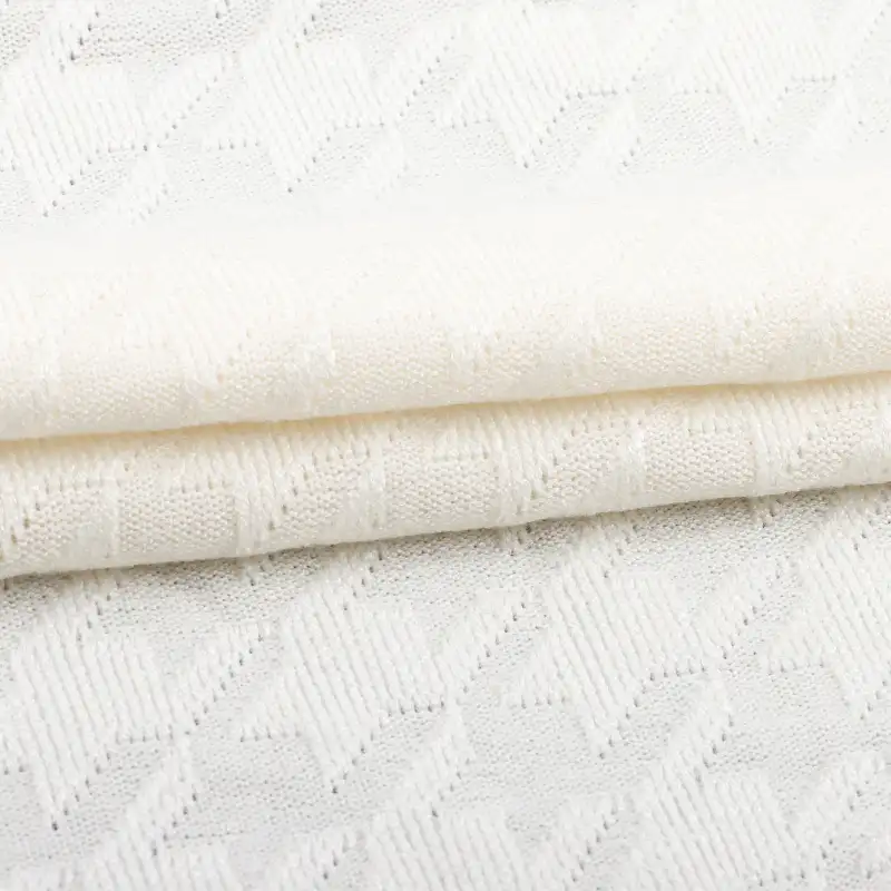 China Fabric for Pants,T-Shirt Weft Jacquard Knit Fabric Rayon Nylon Polyester Spandex Cream color buy from China wholesaler bulk order at wholesale price free worldwide shipping Alibaba