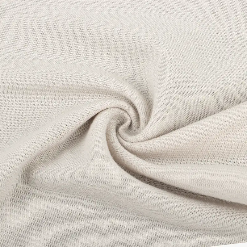 China Fabric for T-Shirt Interlock Knit Fabric Polyester Beige color buy from China wholesaler bulk order at wholesale price free worldwide shipping Alibaba